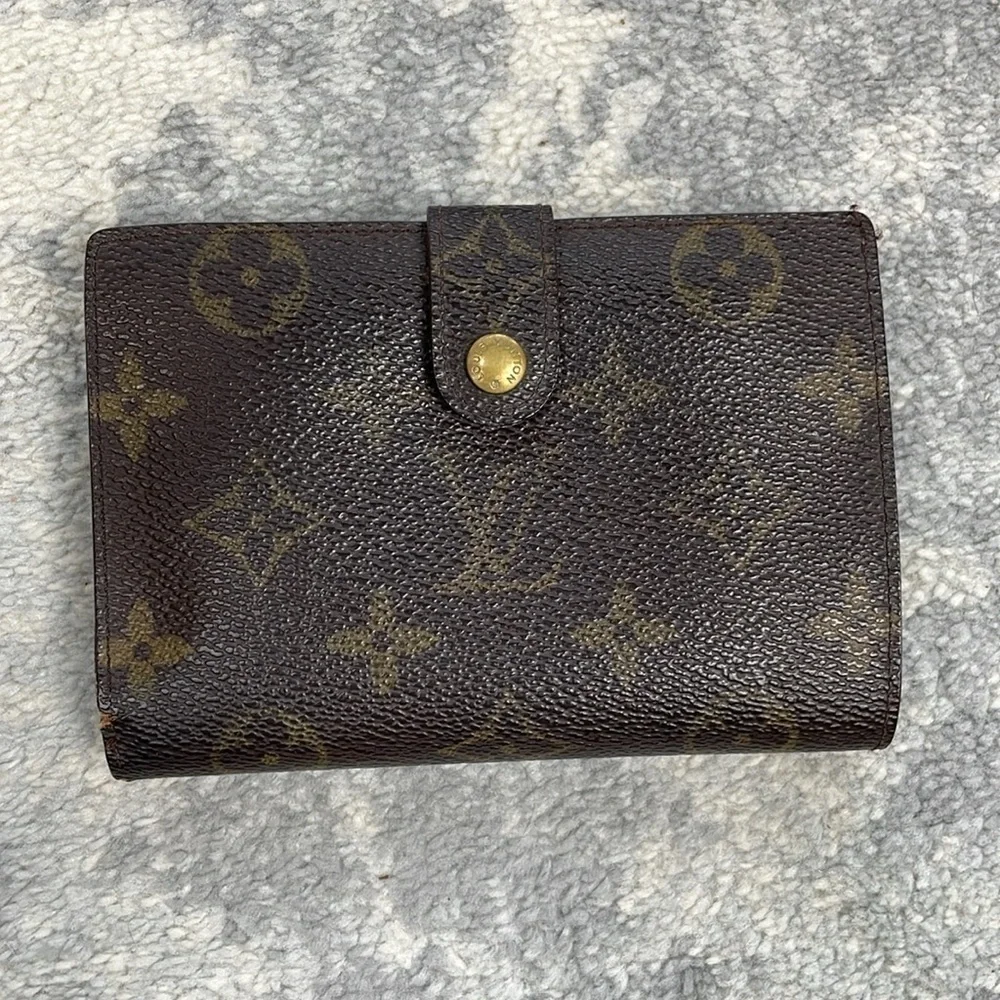 Louis Vuitton Monogram Porte Monnaie Billet Viennois Kisslock Wallet